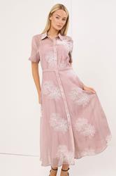 STAR Pink Embroidered Shirt Dress | StarByJM 1