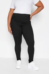 Plus Size Black Pull On JENNY Jeggings | Yours Clothing