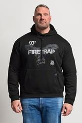 FIRETRAP Big & Tall Black Hawk Hoodie | BadRhino 3