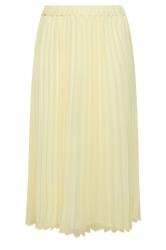 YOURS Curve Yellow Pleated Skirt
