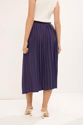 STAR Purple Pleated Belt Buckle Maxi Skirt | StarByJM 2