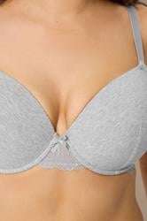 YOURSET 2 PACK Plus Size Pink & Grey Padded Underwired Bras | Yours Clothing 7