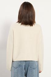 PixieGirl Petite Women's Cream Knitted Bow Front Cardigan | PixieGirl 4
