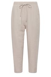 M&Co Petite Natural Brown Linen Joggers