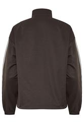 PixieGirl Petite Women's Chocolate Brown Side Stripe Jacket | PixieGirl  2