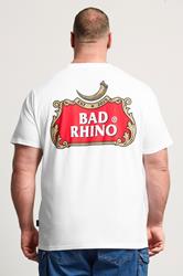 BadRhino Big & Tall White Beer Graphic T-Shirt | BadRhino 2