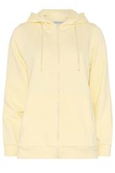M&Co Sweat à capuche zippé basique jaune
