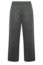 LIMITED COLLECTION Curve Charcoal Grey Wide Leg Trousers