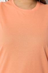 YOURS Plus Size Light Orange Short Sleeve Core T-Shirt | Yours Clothing 4