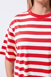 LIMITED COLLECTION Plus Size Red Stripe Dress | Yours Clothing 4