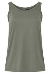 YOURS Curve Sage Green Core Basic Vest Top