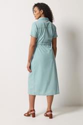 M&Co Blue Denim Midi Shirt Dress | M&Co 2