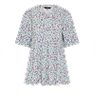 Plus size floral tops