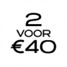 2 voor €40