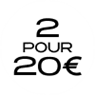 2 pour 20€