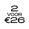 2 voor €26