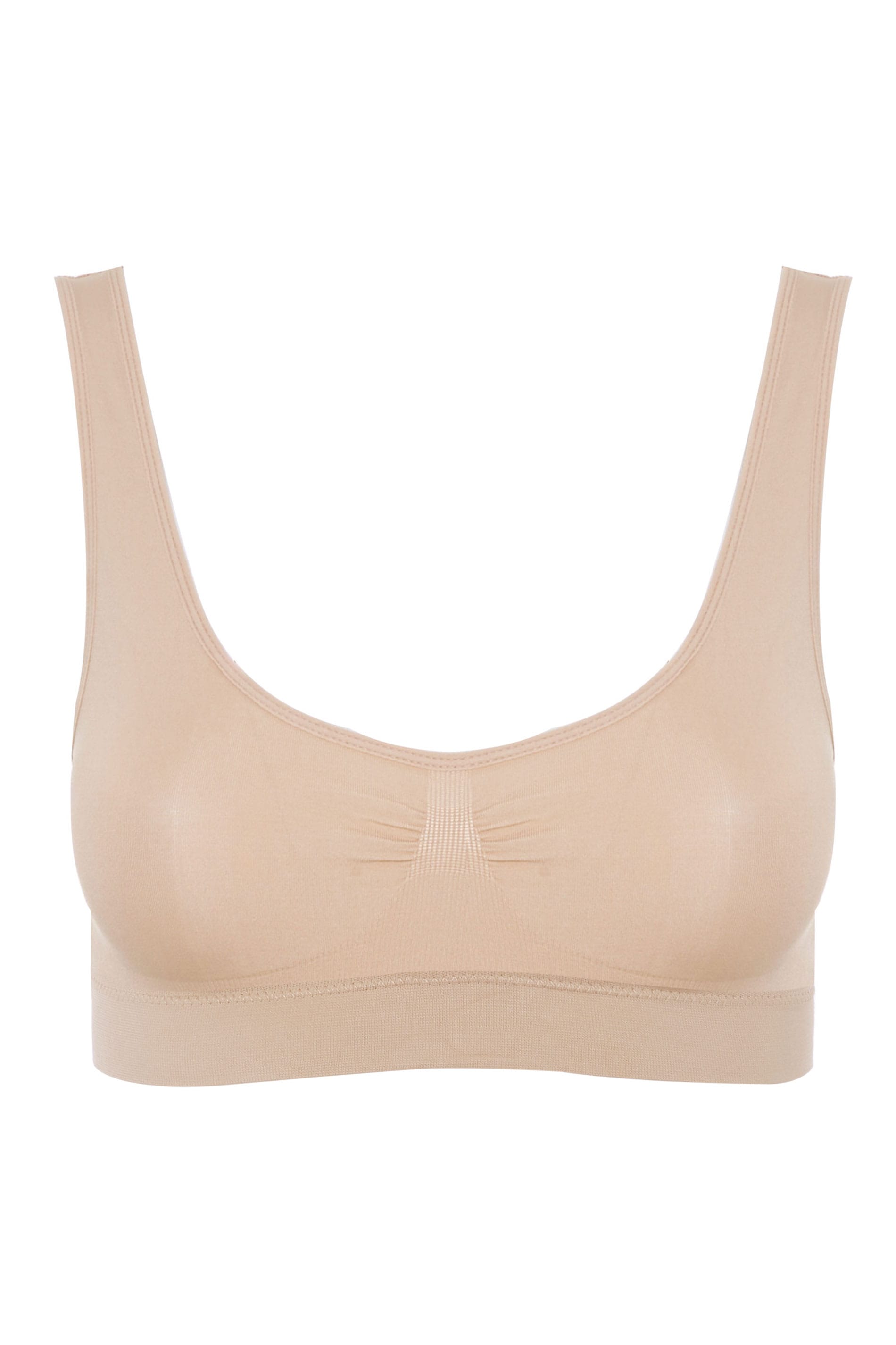 Plus Size Nude Seamless Non-Padded Non-Wired Bralette