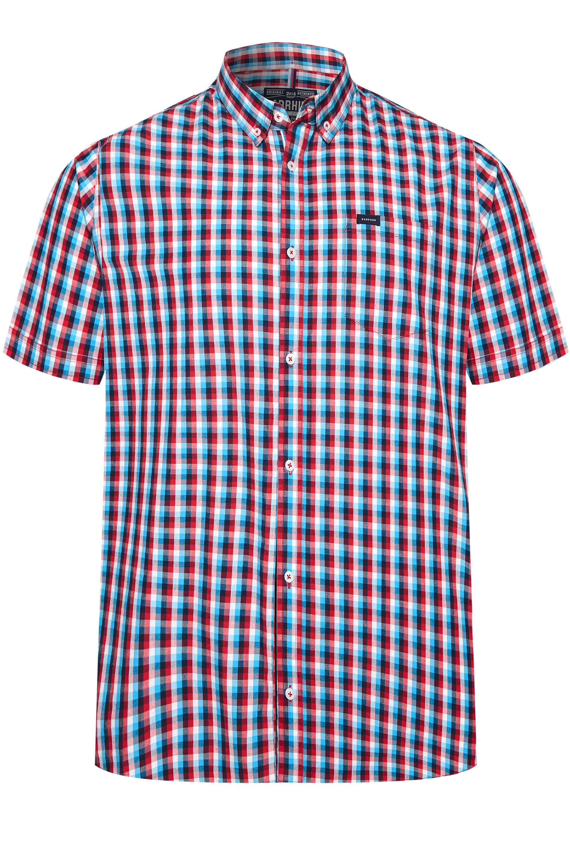 BadRhino Red & Blue Checked Shirt | Medium - 8XL | BadRhino