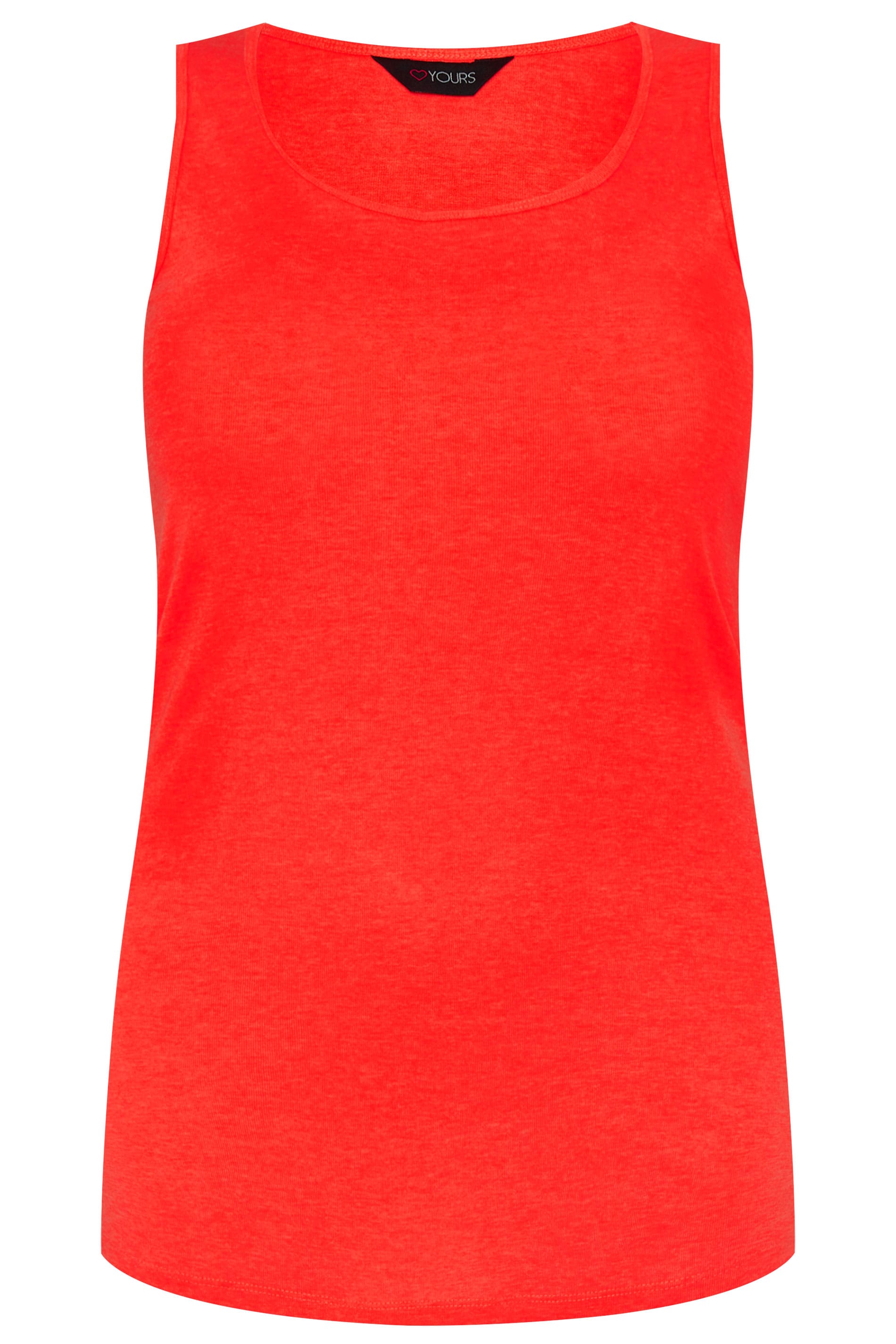 Plus Size Red Vest Top| Sizes 16 to 36 | Yours Clothing