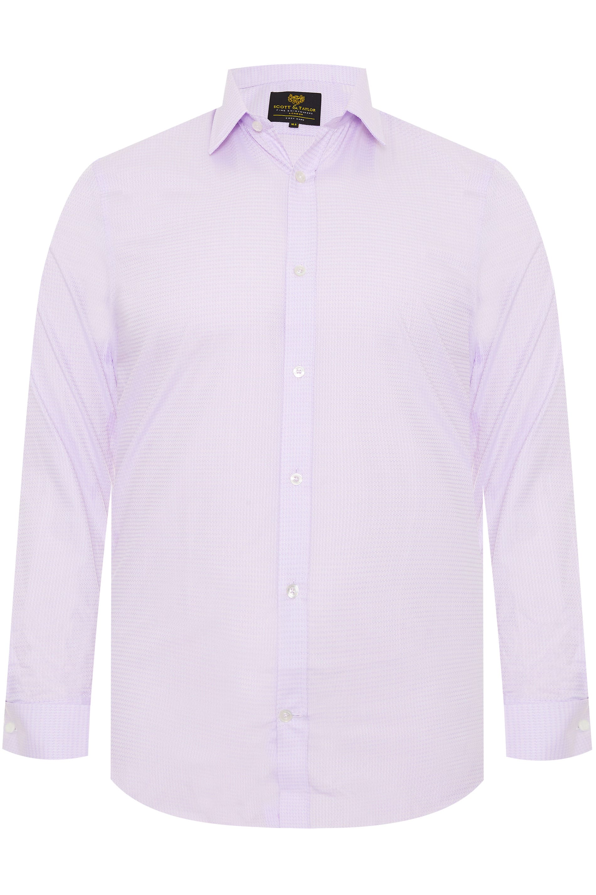 SCOTT & TAYLOR Light Purple Textured Shirt_6de6.jpg