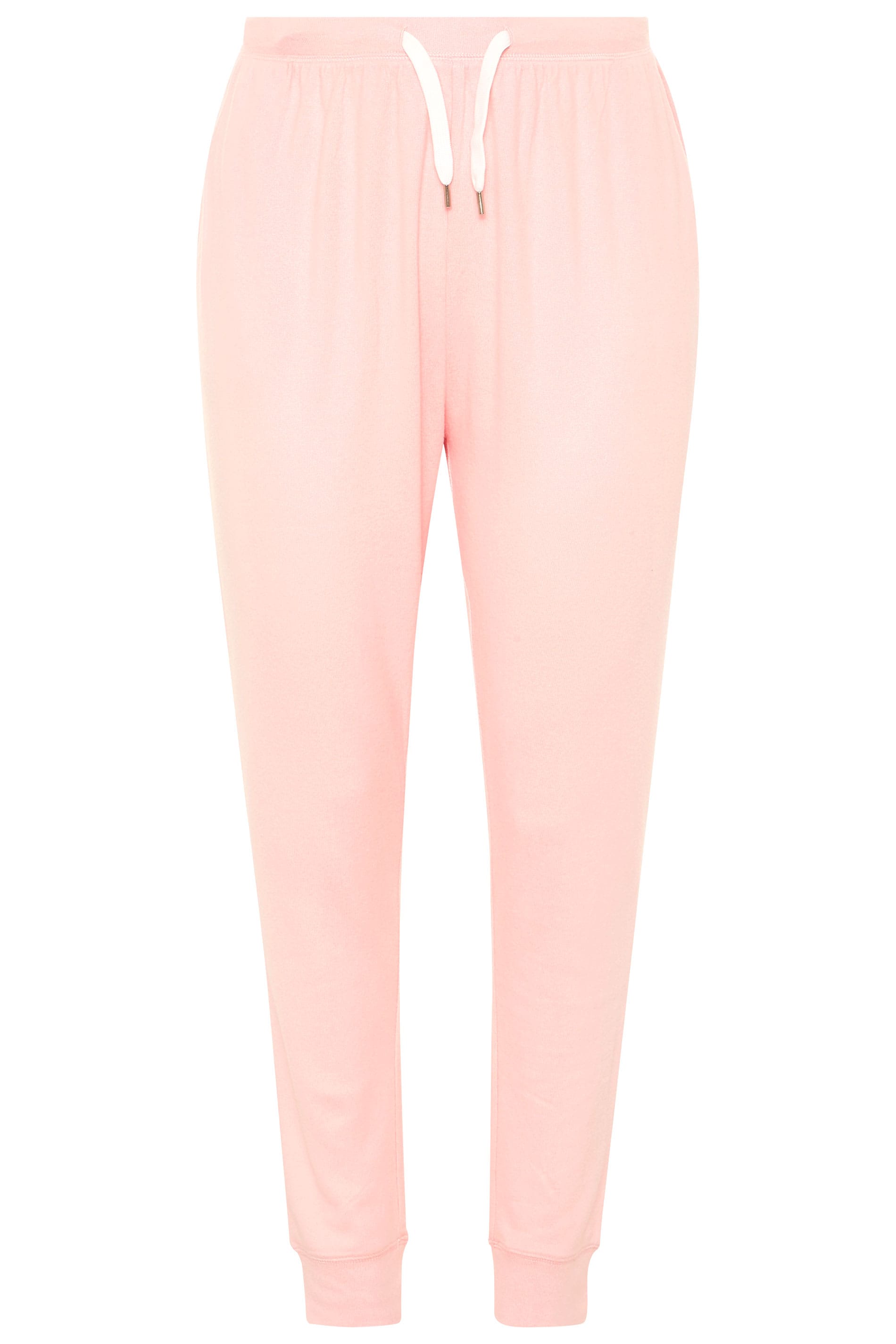 Pink Soft Jersey Lounge Pants | Yours Clothing
