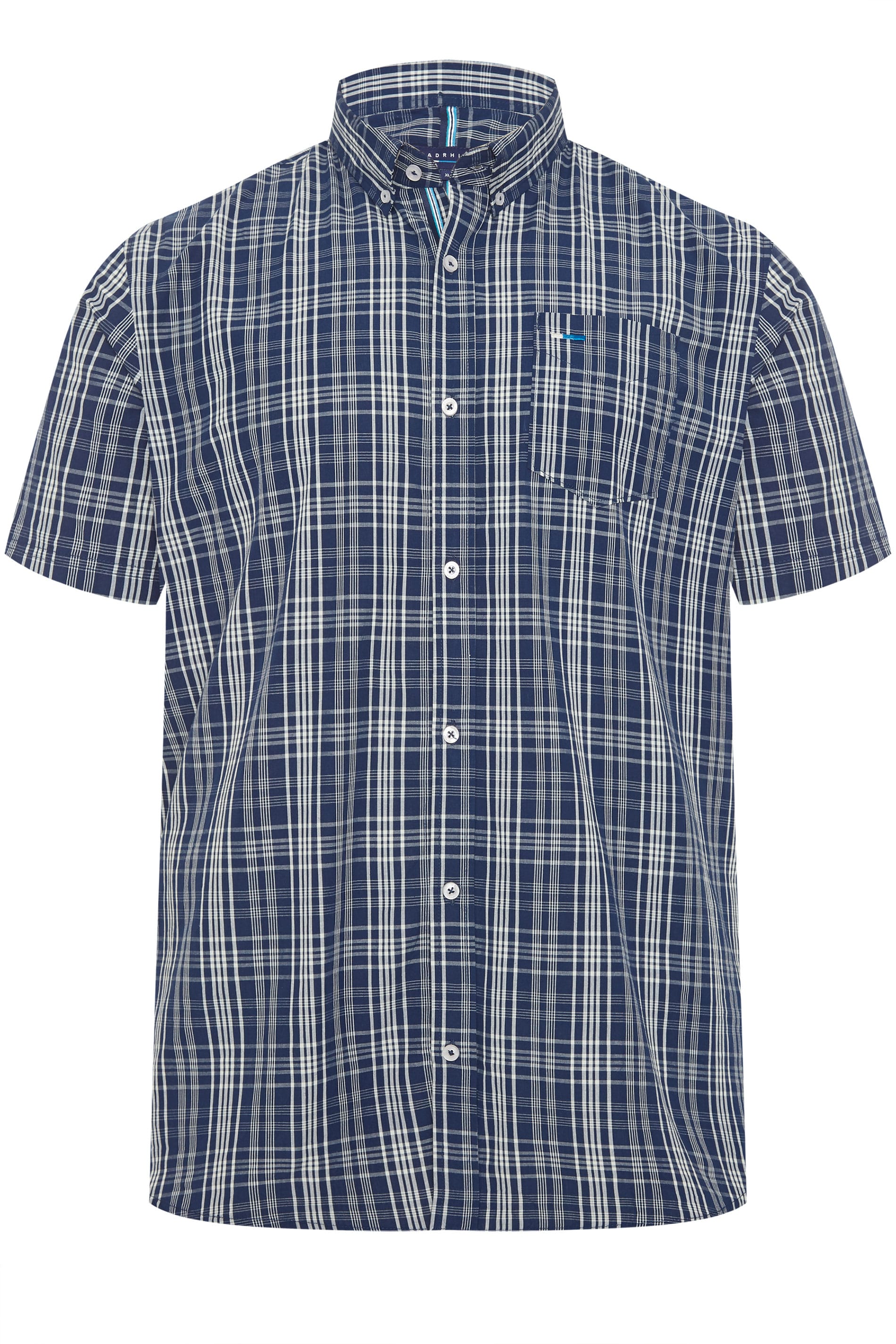 BadRhino Blue Grid Check Shirt 1