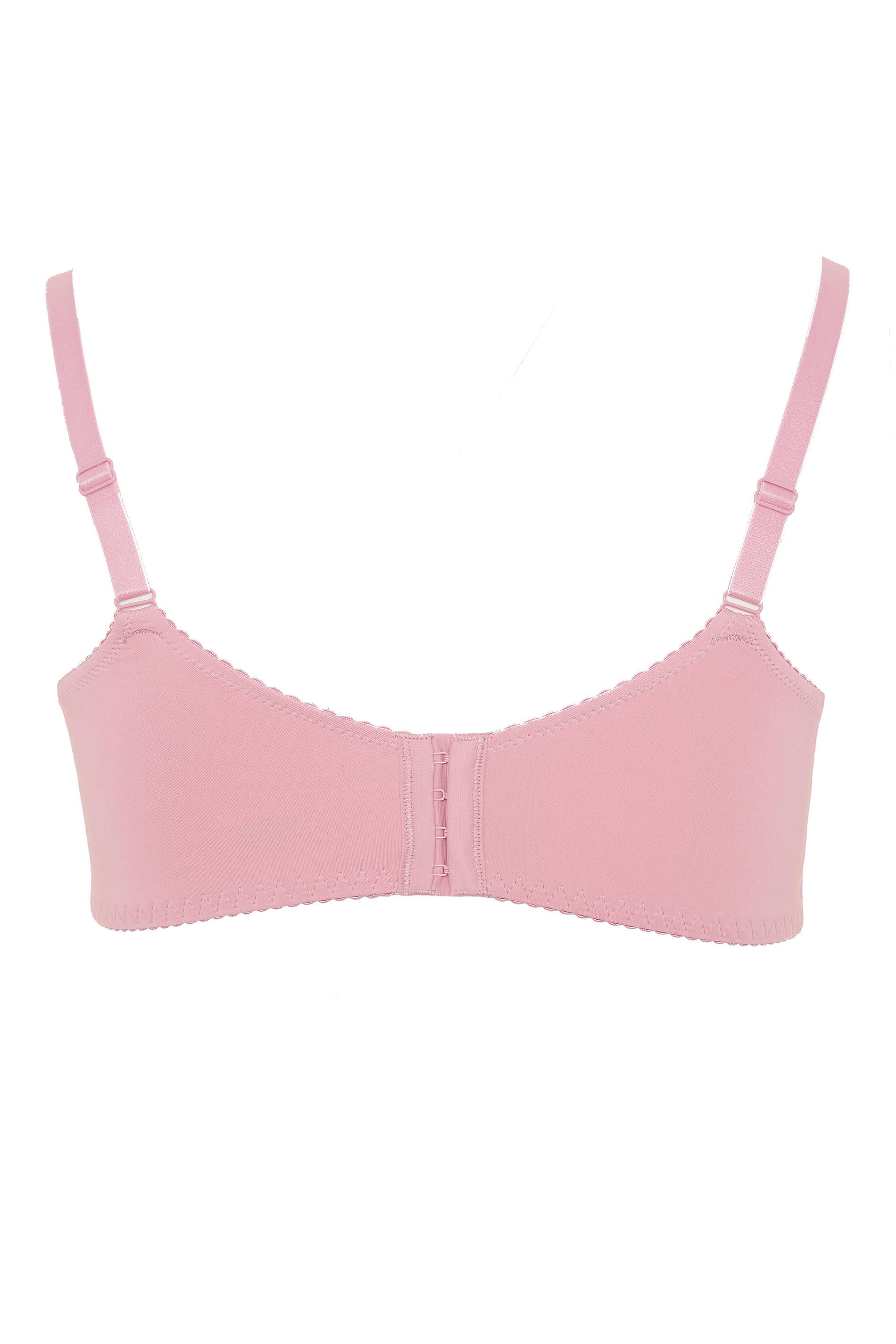 Dusky Pink Stretch Lace Wired Bra | Yours Clothing