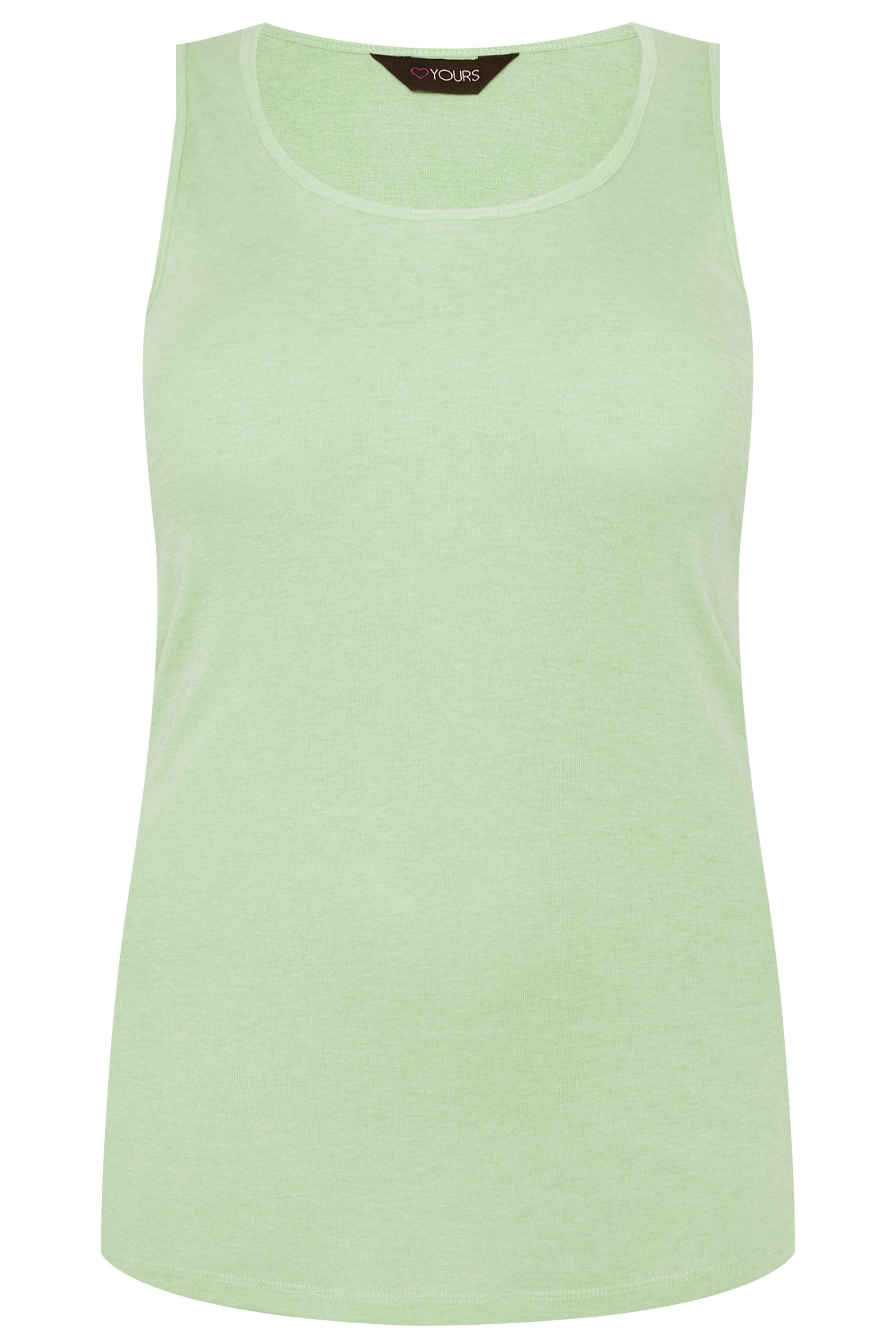 Sage Green Vest Top | Sizes 16 to 36 | Yours Clothing