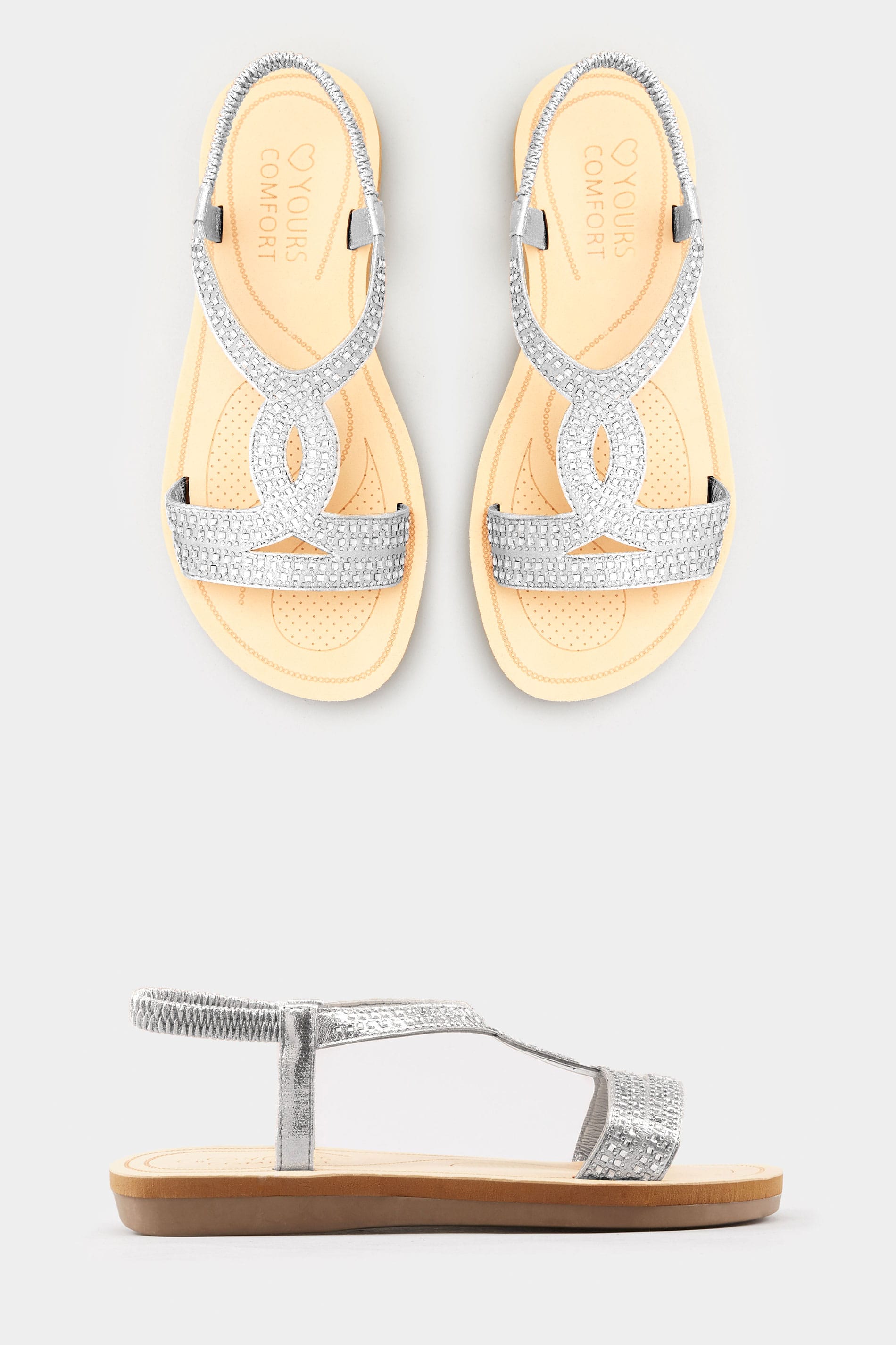 silver sandals wide fit uk