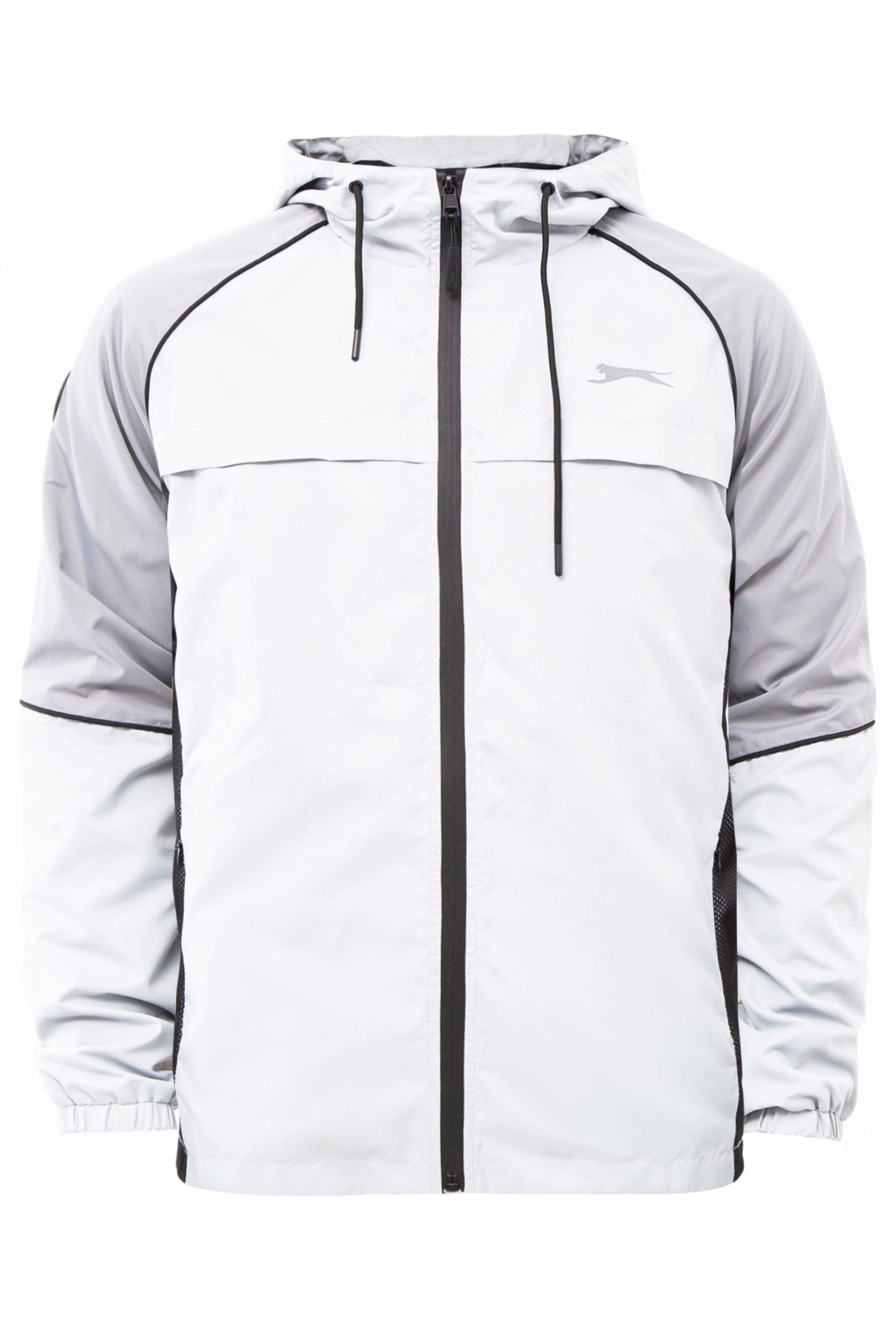 SLAZENGER Silver Lightweight Zip Through Jacket | BadRhino