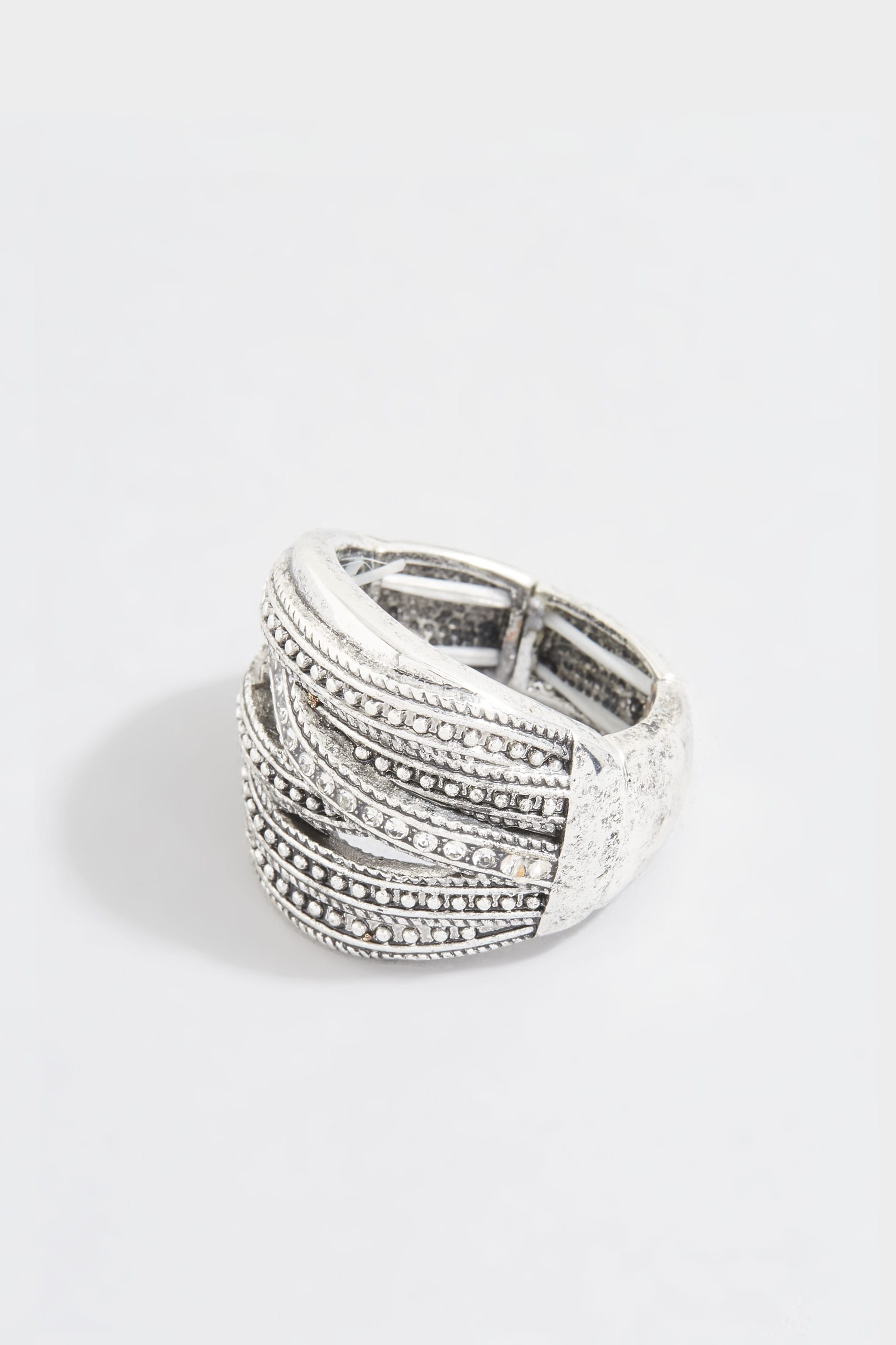 Silver Twisted Ring | Yours Clothing 2