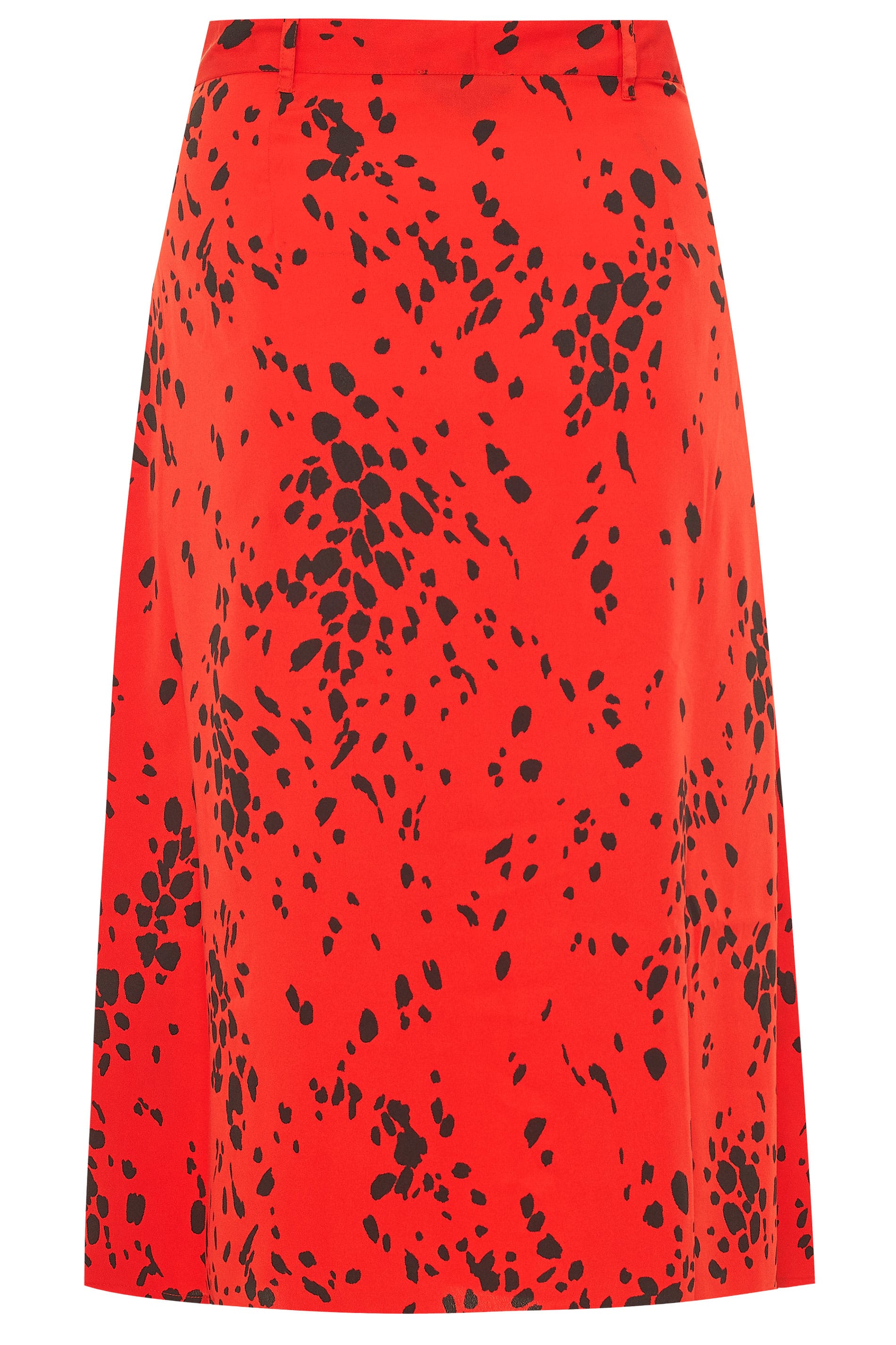 WEDNESDAY'S GIRL Red Spotted Maxi Skirt | Yours Clothing