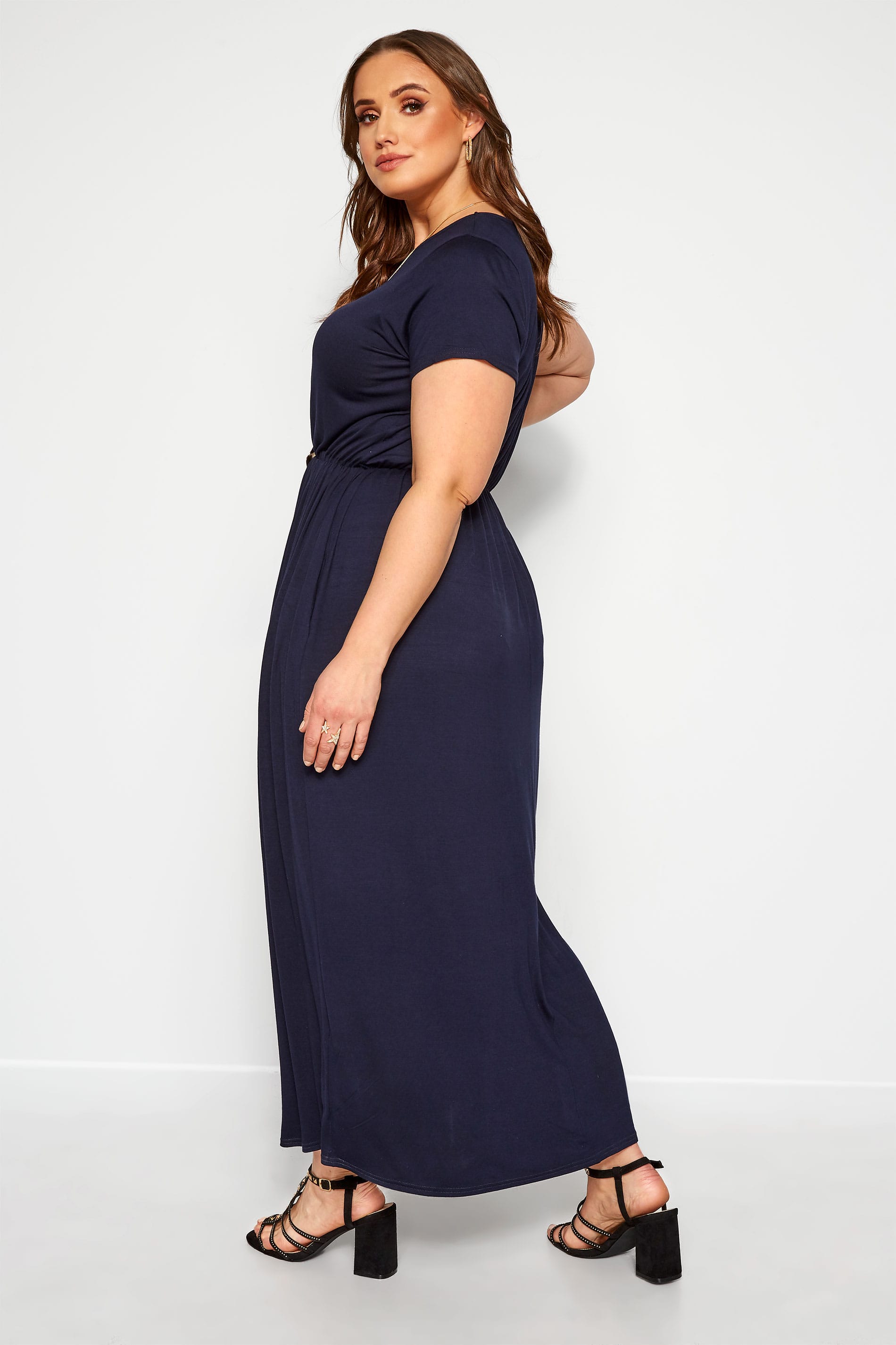 Yours Clothing Women S Plus Size Yours London Pocket Maxi