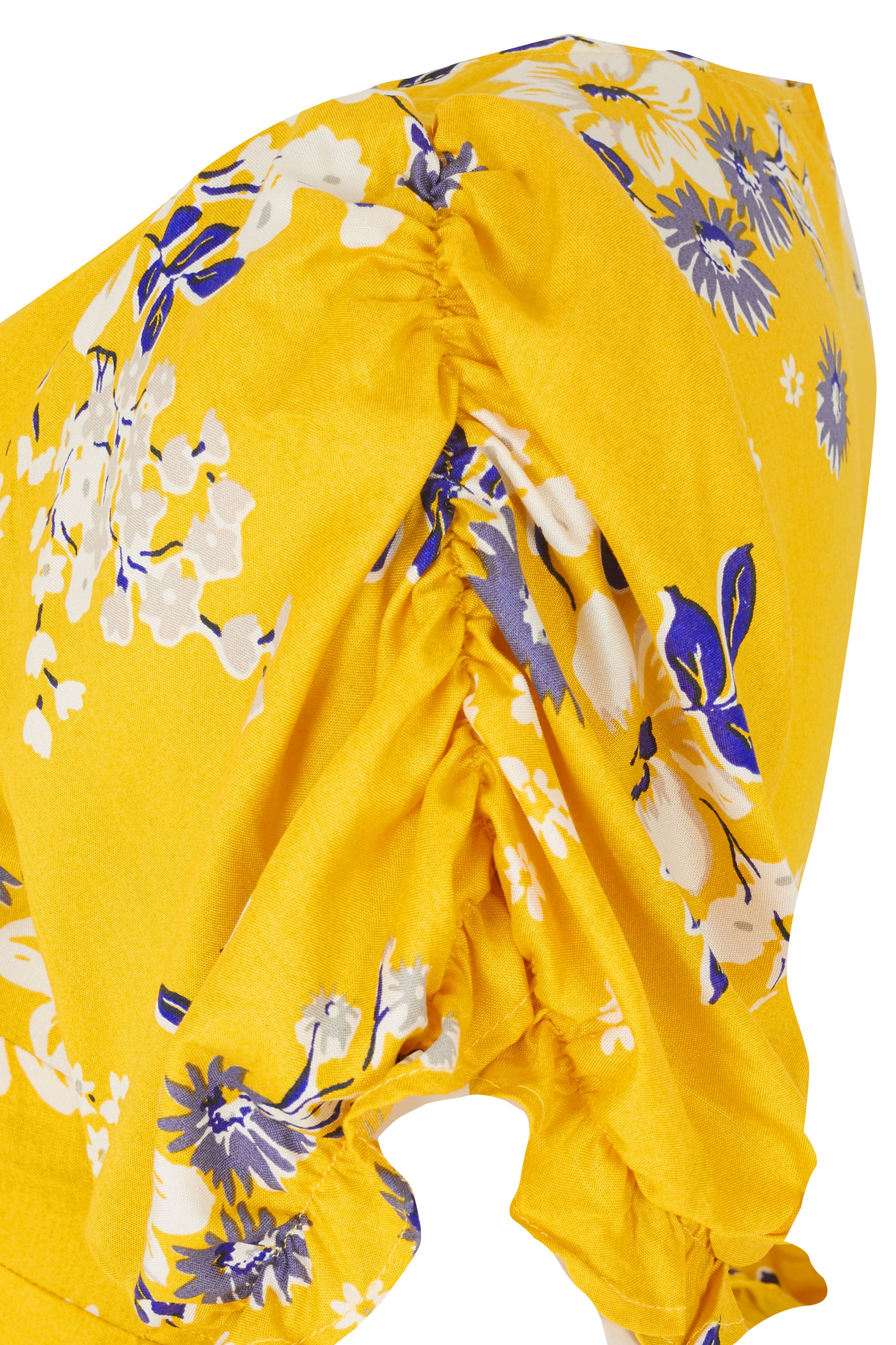 YOURS LONDON Yellow Floral Tea Dress, Plus size 16 to 32