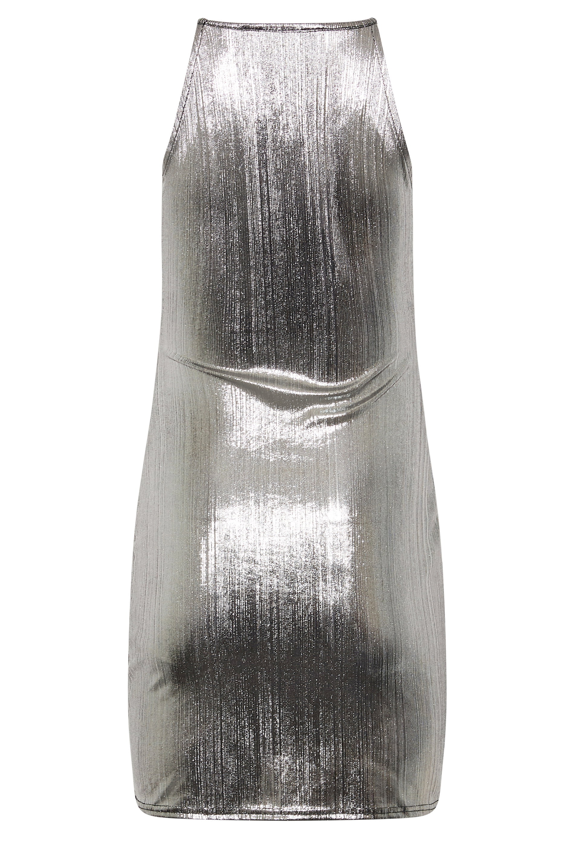 Petite Silver Ring Cut Out Mini Dress | PixieGirl 7
