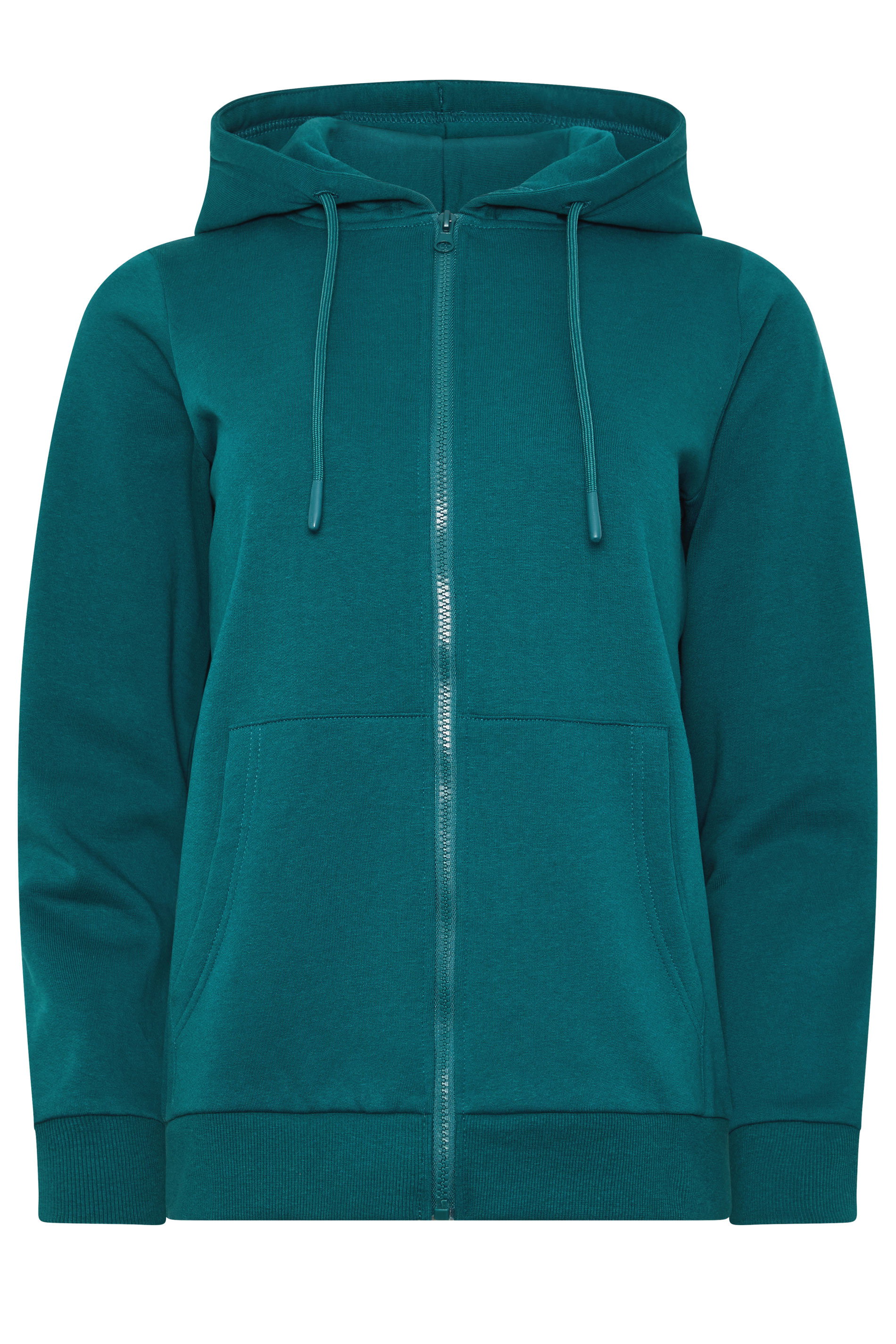 M&Co Teal Green Essential Zip Hoodie | M&Co 1