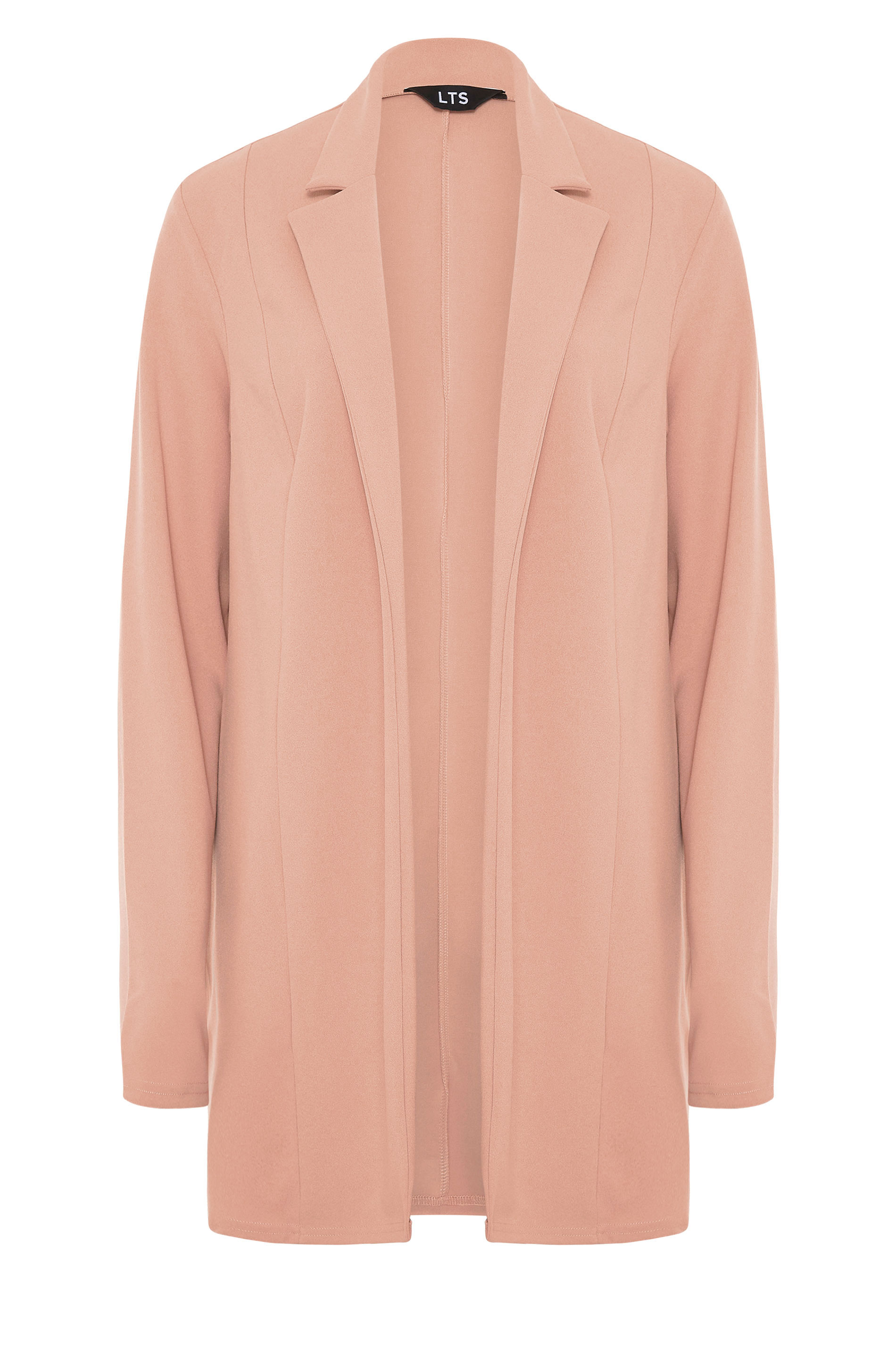 LTS Pink Scuba Longline Blazer | Long Tall Sally