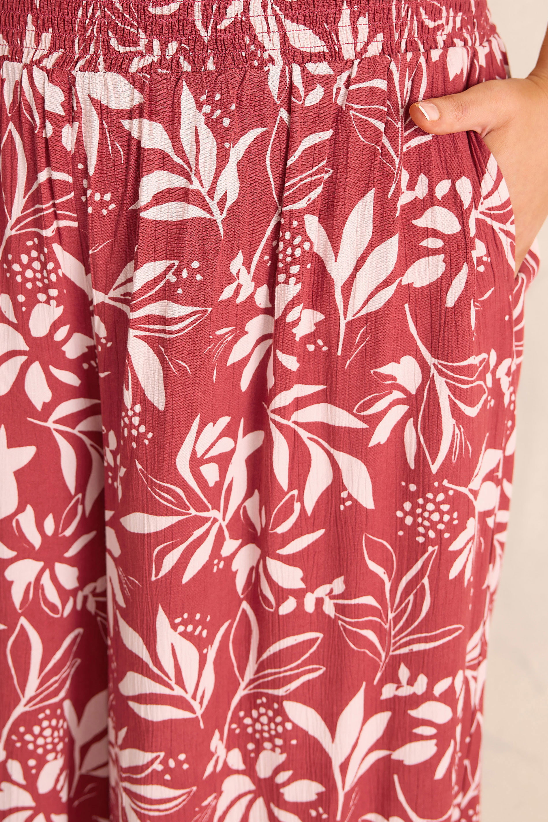 EVANS Plus Size Set Orange Leaf Print | Evans 6