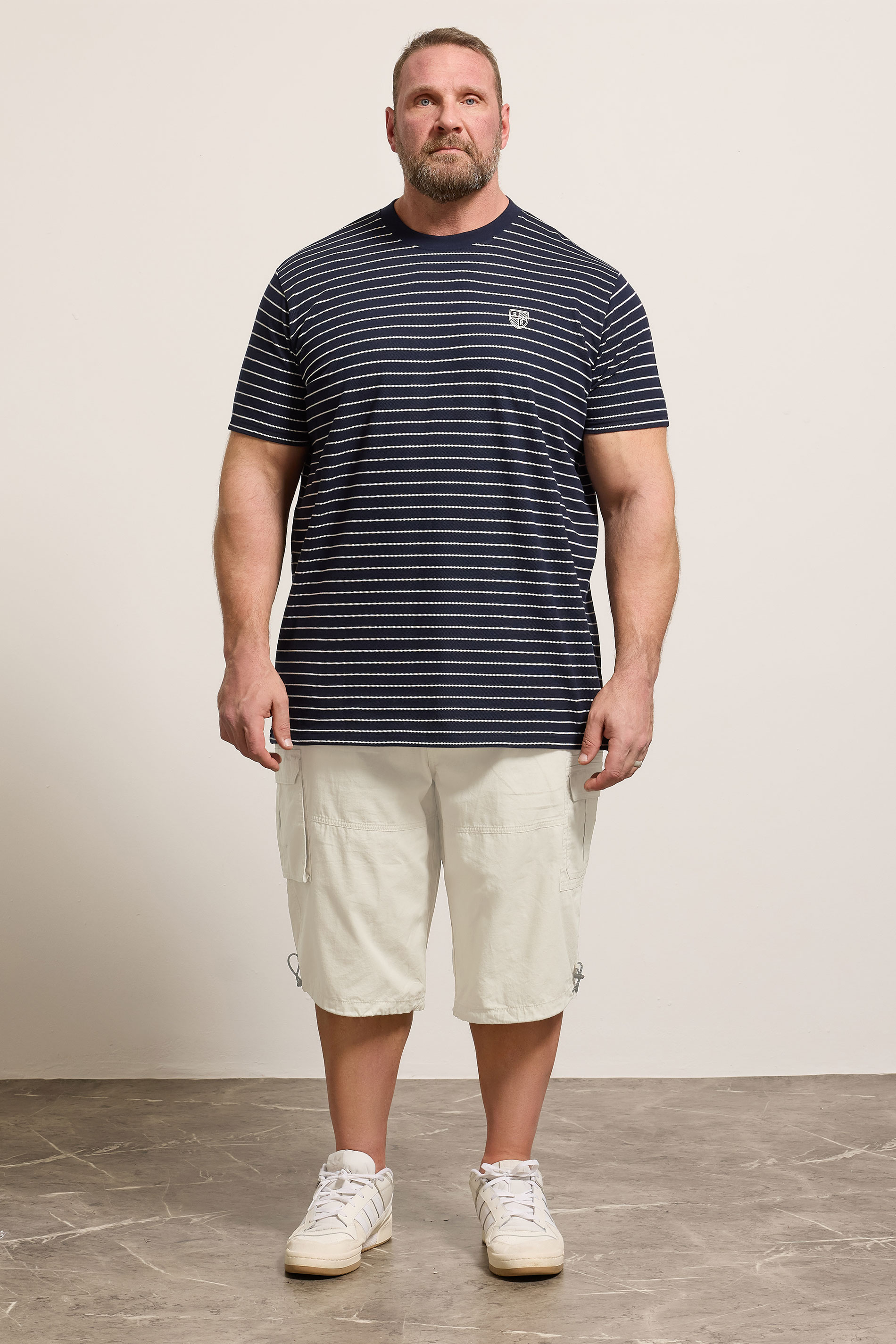 BadRhino Big & Tall Stone Brown Long Length Cargo Shorts | BadRhino 1