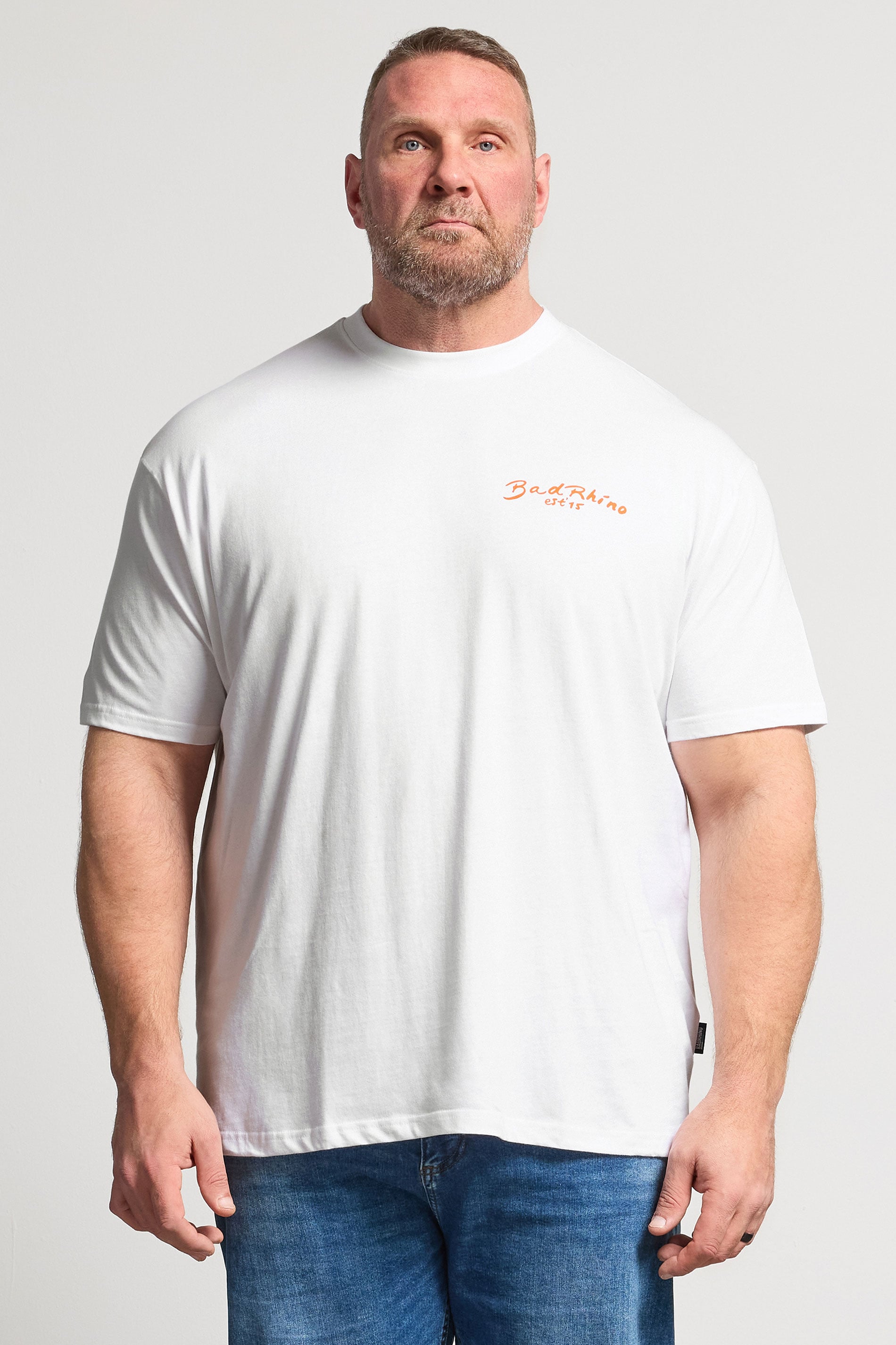 BadRhino Big & Tall White Tiger Graphic T-Shirt | BadRhino 1