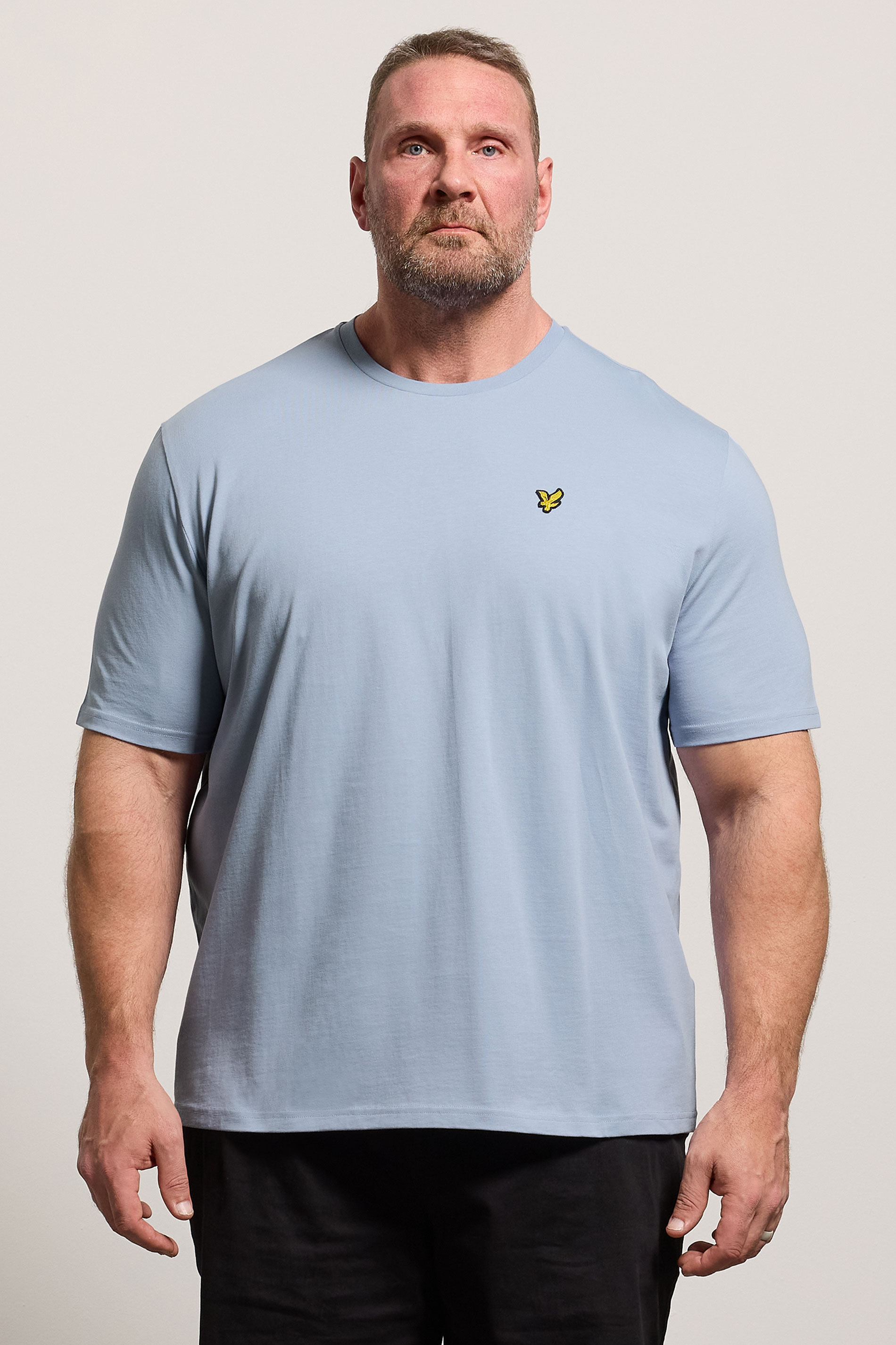 LYLE & SCOTT Big & Tall Bubble Blue Core T-Shirt | BadRhino 3