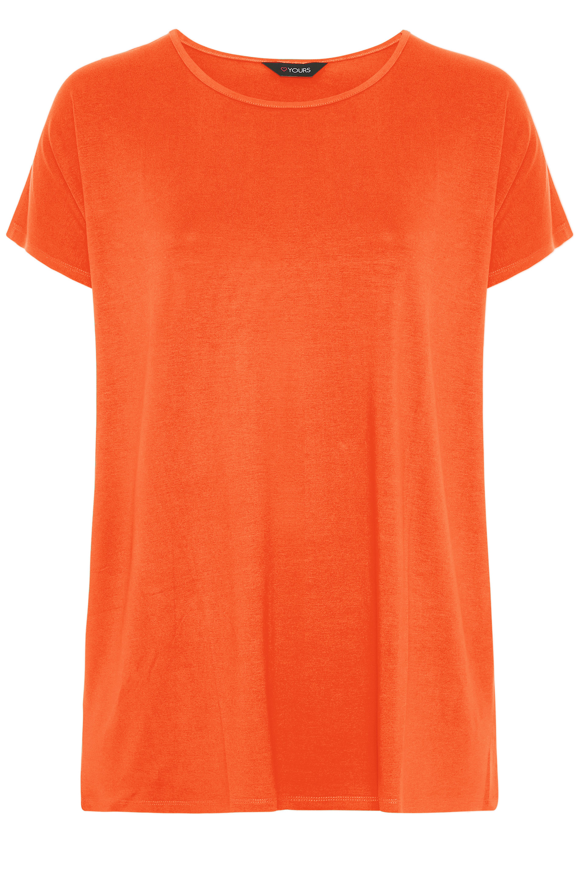 Orange Grown On Short Sleeve T-shirt | Yours Clothing