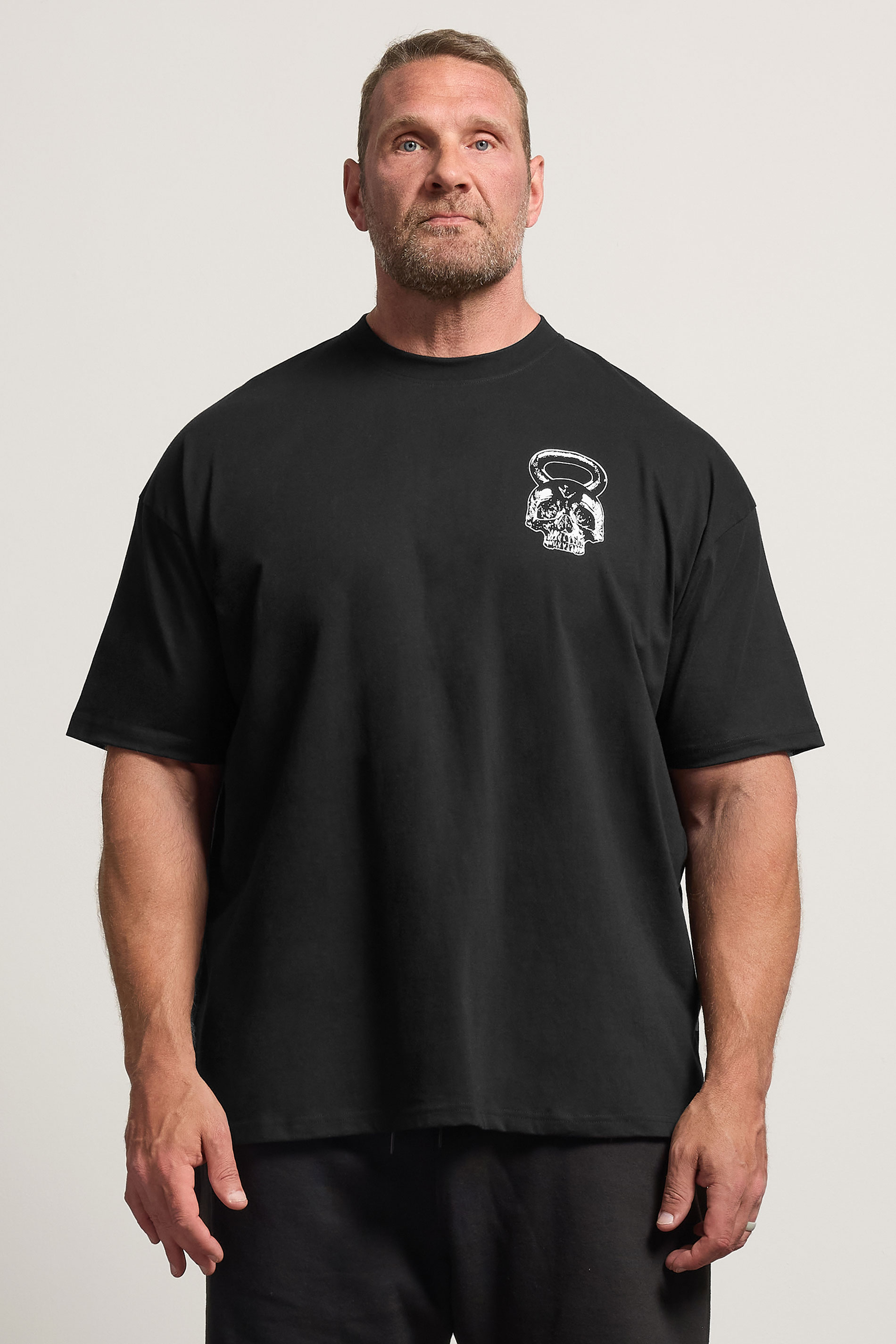 IronRhino Big & Tall Black Skull T-Shirt | BadRhino 3