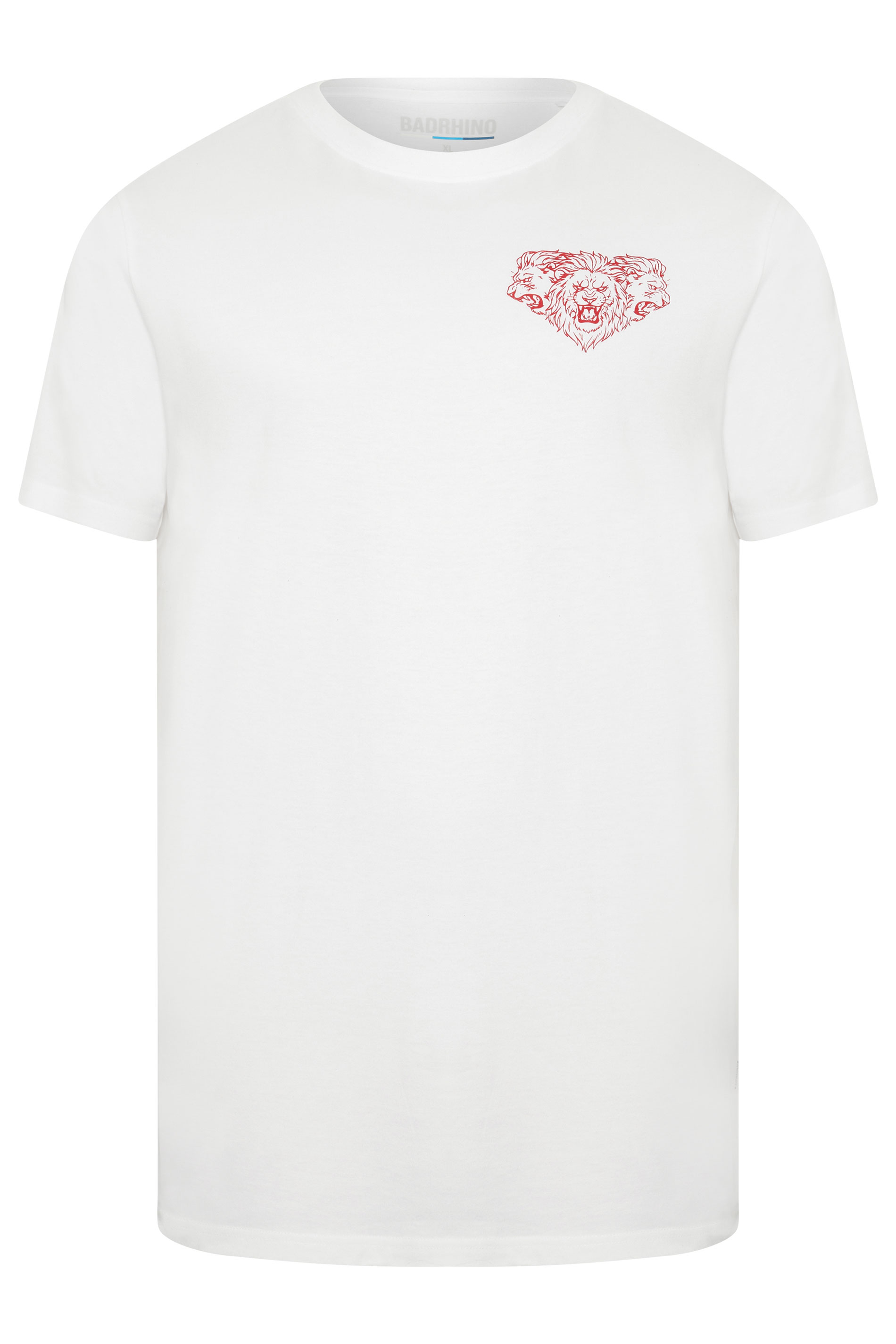 BadRhino Big & Tall White Extra Long England T-Shirt | BadRhino 6