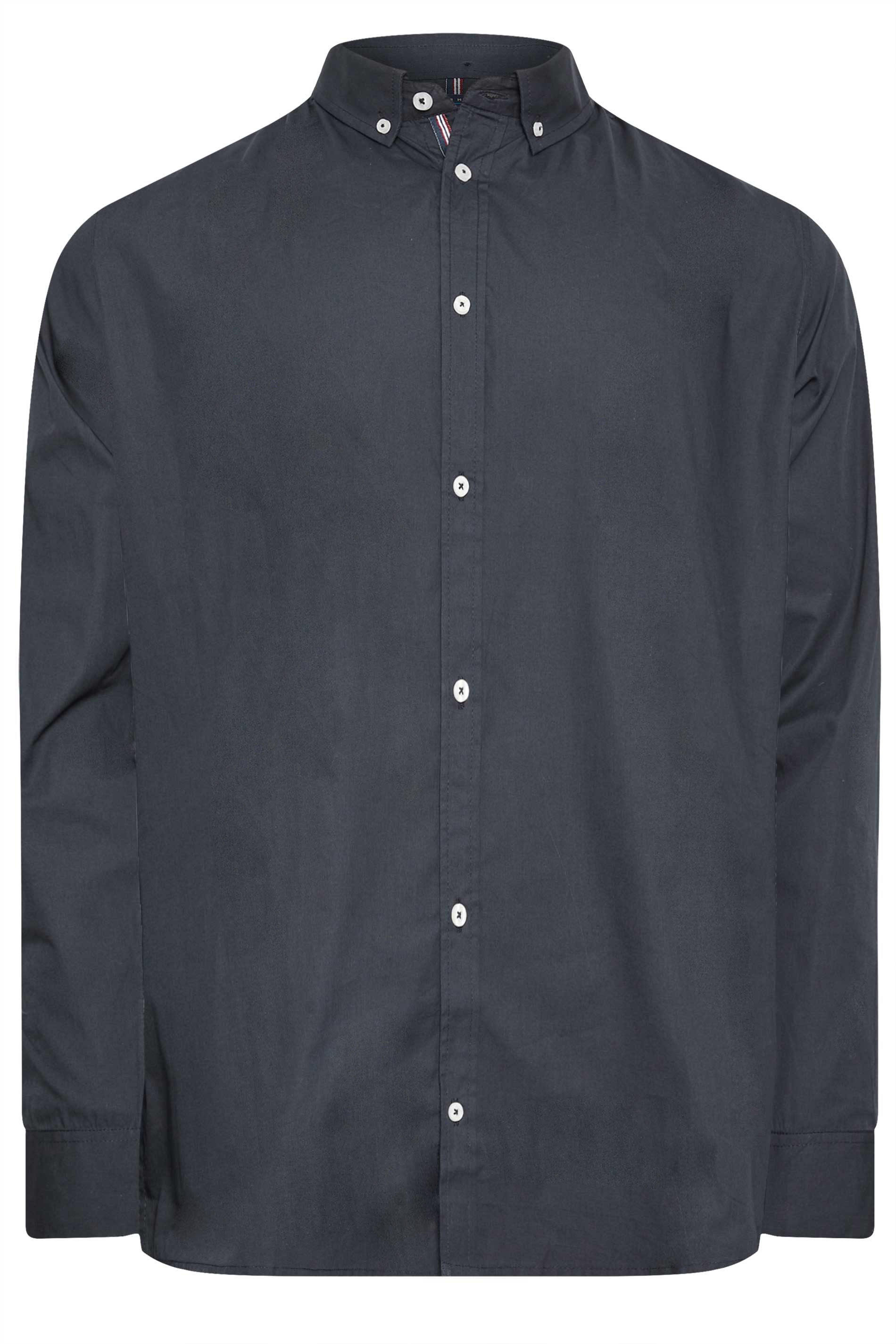 BadRhino Navy Blue Long Sleeve Poplin Shirt | BadRhino 2