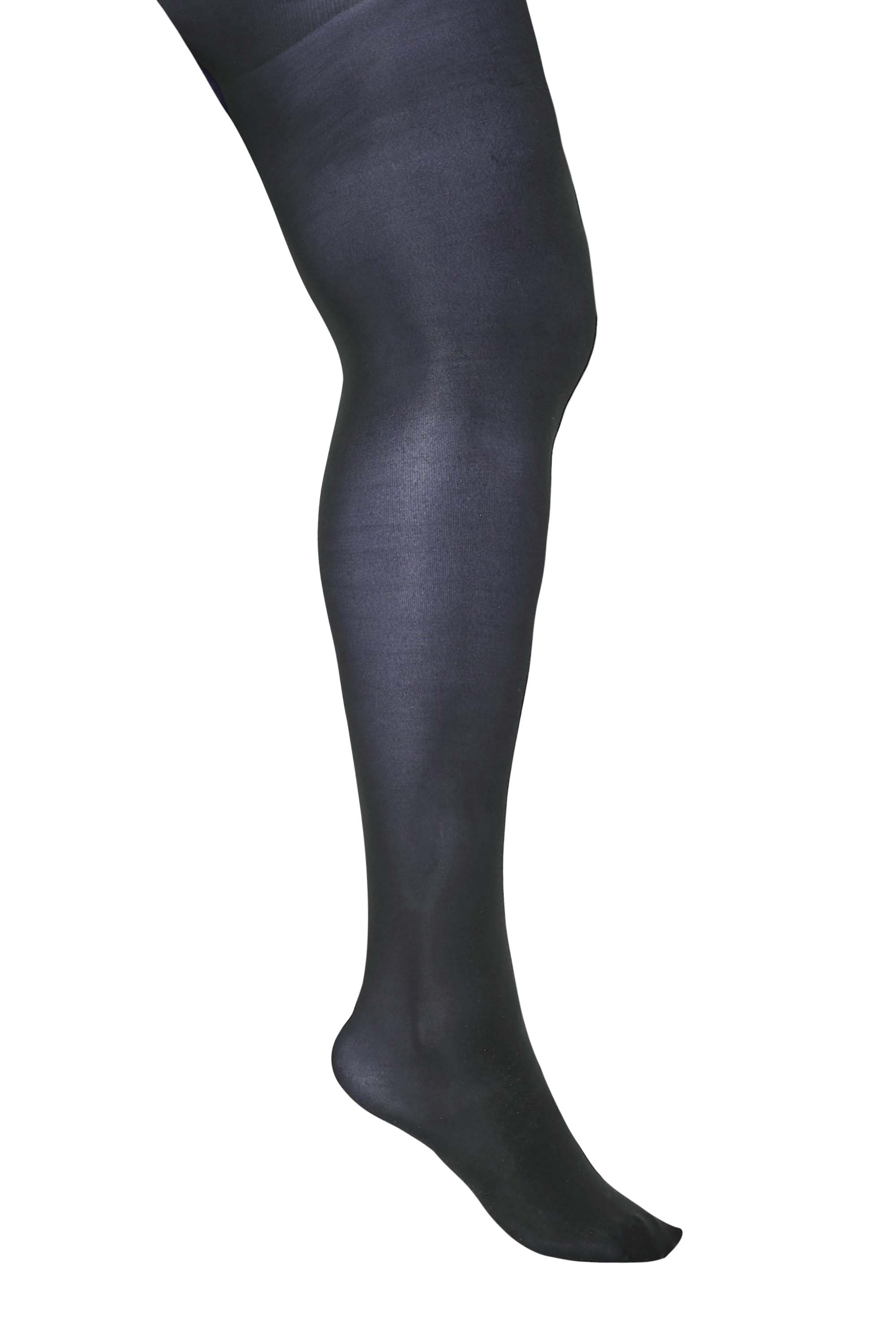 Navy Blue 50 Denier Tights | Yours Clothing 3