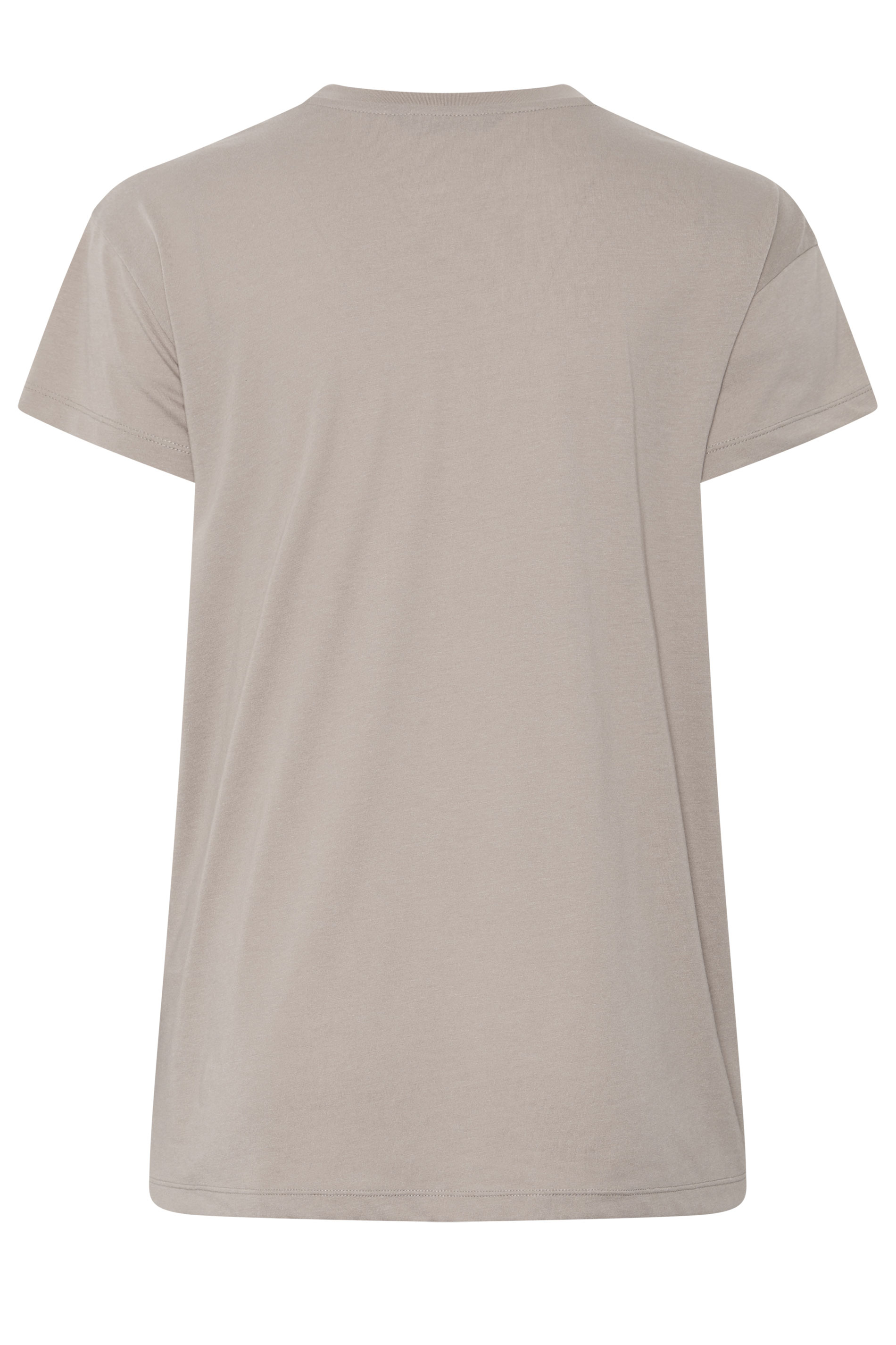 YOURS Plus Size Mocha Brown Floral Stud T-Shirt | Yours Clothing 6