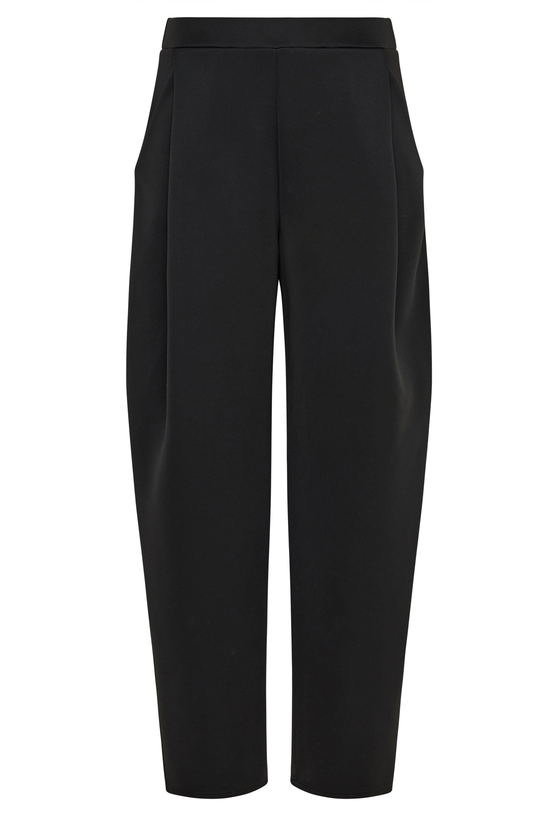 LTS Tall Women's Black Barrel Leg Trousers | Long Tall Sally 5
