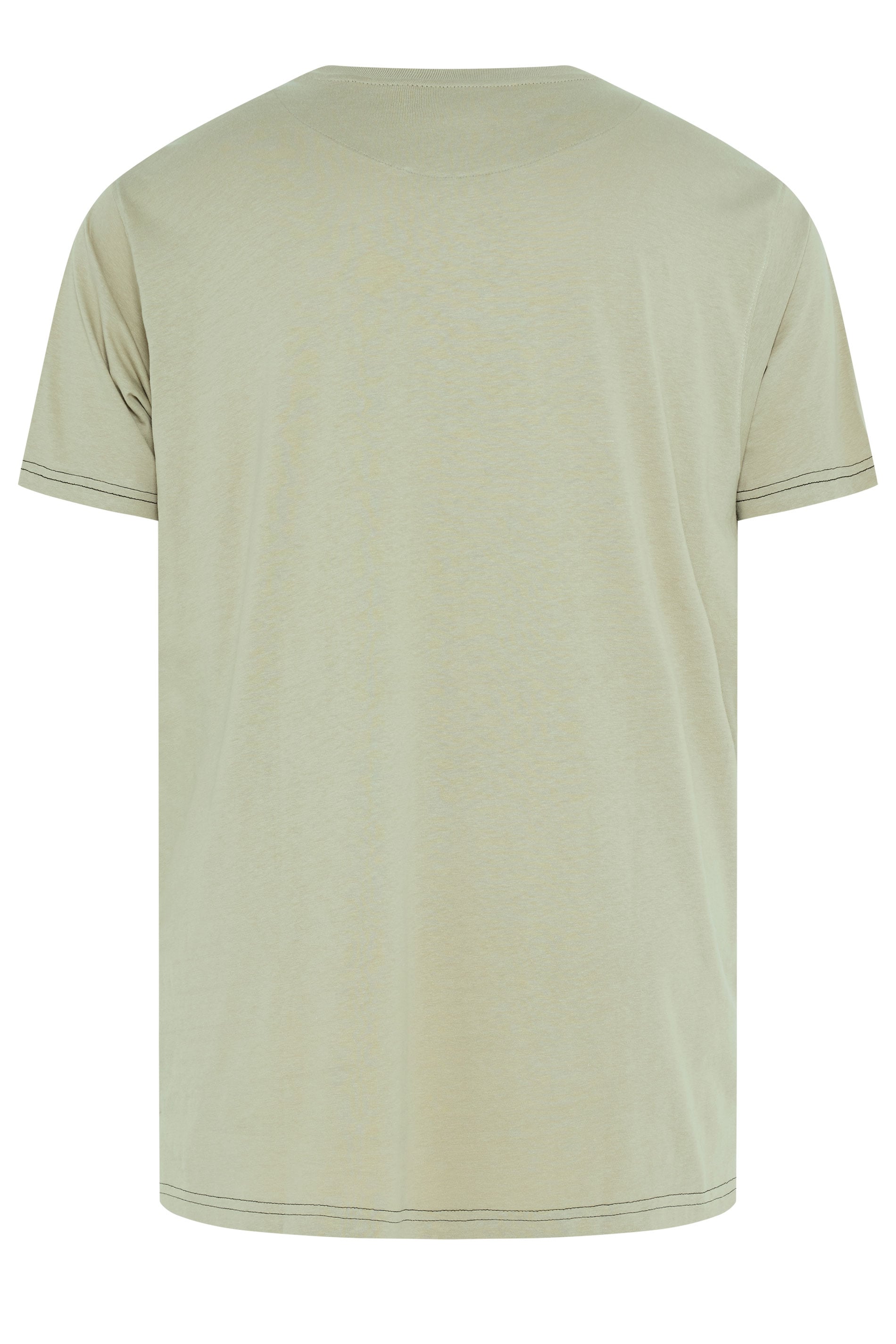 KAM Big & Tall Sage Green Bulldog Graphic T-Shirt | BadRhino 2