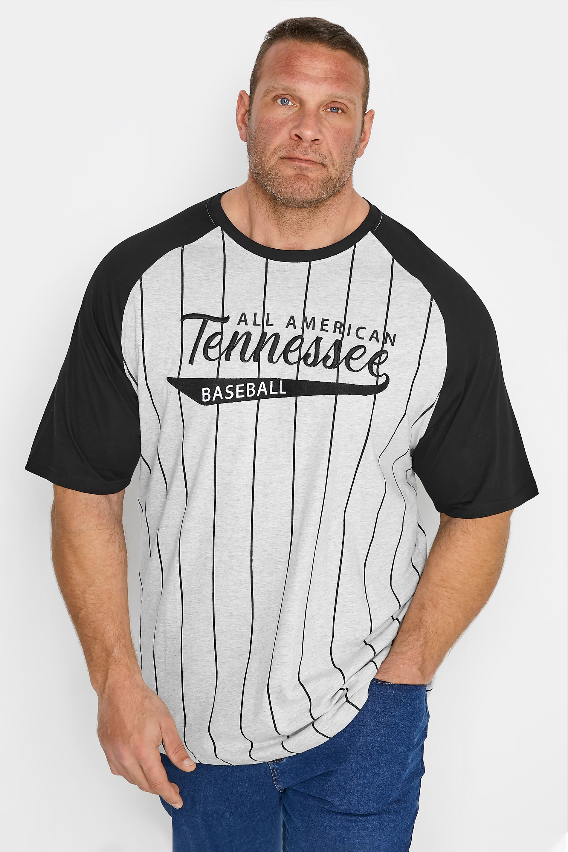 KAM Grey 'Tennessee' Baseball T-Shirt_M.jpg